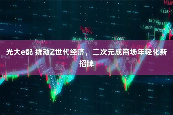 光大e配 撬动Z世代经济，二次元成商场年轻化新招牌